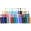 16oz Matte Tumblers with Lids and Straws | https://www.bestnamebadges.com