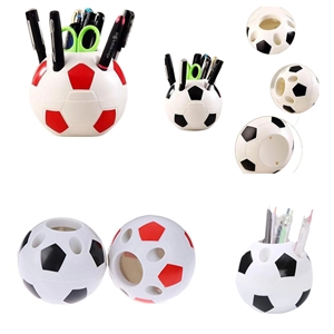 Soccer Ball Pen Holder Brush Pot