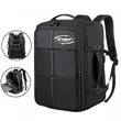 Expandable Business Carry-On Backpack with USB Charger Port | https://www.bestnamebadges.com