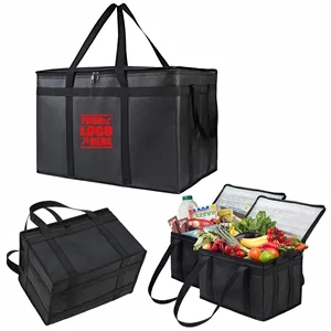 22.8" X 14.9" Insulated Reusable Grocery Tote Bag