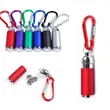 Mini LED Keychain Flashlight With Carabiner | https://www.bestnamebadges.com