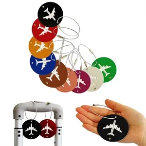 Round Aluminium Alloy Luggage Tags