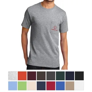 Port & Company® Tall Essential Pocket Tee | https://www.bestnamebadges.com