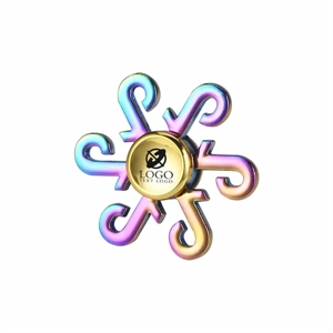 Custom Rainbow Fidget Spinner Toys | https://www.bestnamebadges.com