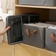 Foldable Storage Bin with Steel Frame | https://www.bestnamebadges.com