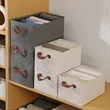 Foldable Storage Bin with Steel Frame | https://www.bestnamebadges.com