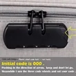 Travel Documents Storage Bag with Lock | https://www.bestnamebadges.com
