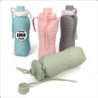 Silicone Portable Collapsible Water Cup | https://www.bestnamebadges.com