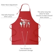 7 Oz Adjustable Bib Apron With Double Pockets | https://www.bestnamebadges.com