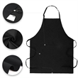7 Oz Adjustable Bib Apron With Double Pockets | https://www.bestnamebadges.com