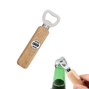 Wooden Handle Beer Opener
