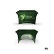DisplaySplash 4' RPET Stretch Open Back Table Cover | https://www.bestnamebadges.com