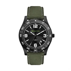 42MM, BLACK METAL CASE, 3-HAND MVT, DTE