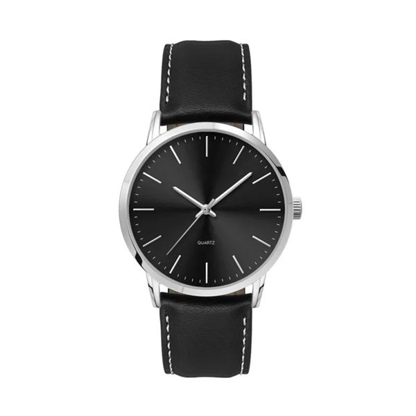 39.5MM, SILVER METAL CASE, 3-HAND MVT