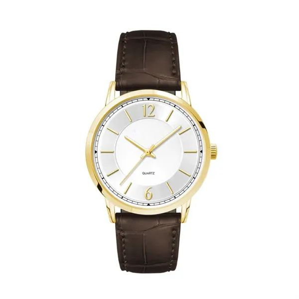 39.5MM, GOLD METAL CASE, 3-HAND MVT