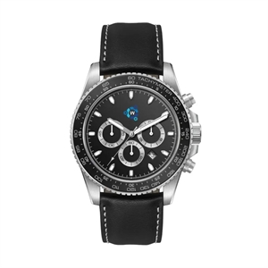 42.5MM, SS, SILVER CASE, CHRONO MVT, DTE | https://www.bestnamebadges.com