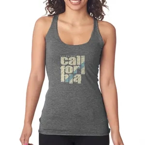Printed Bella Canvas Ladies' Racerback Tank Top | https://www.bestnamebadges.com