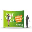 10'x8' Curved Pop Up Fabric Foldable Display Wall | https://www.bestnamebadges.com