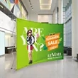 10'x8' Curved Pop Up Fabric Foldable Display Wall | https://www.bestnamebadges.com