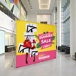10'x8' Straight Pop Up Fabric Foldable Display Wall | https://www.bestnamebadges.com