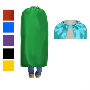 Satin Cloak Cosplay Cape with Velcro