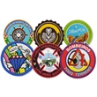 Custom Size & Shape Embroidered Patches | https://www.bestnamebadges.com