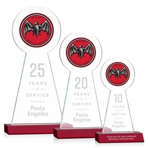 Laidlaw VividPrint™/Etch Award - Red | https://www.bestnamebadges.com