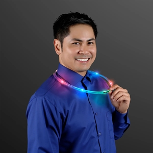 Light Up Flashing Multicolor Tube Necklaces
