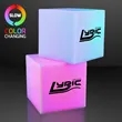 2.75" Light Deco Cube with Color Change LEDs | https://www.bestnamebadges.com