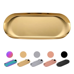 Stainless Steel Tray Dresser Cosmetics Organizer