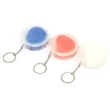 Collapsible Silicone Straw Keychain With Carrying Case | https://www.bestnamebadges.com
