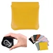 Snap Spring Closure PU Earphone Pouch | https://www.bestnamebadges.com