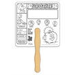 Saving Money Coloring Hand Fans | https://www.bestnamebadges.com