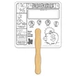 Saving Money Coloring Hand Fans | https://www.bestnamebadges.com
