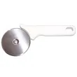 Pizza Cutter White Plastic Handle | https://www.bestnamebadges.com