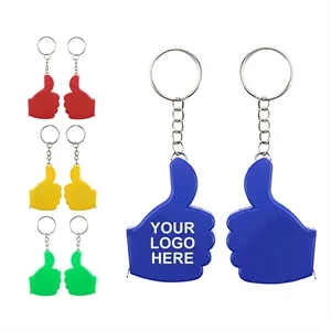 Thumbs Tape Measure Keychain