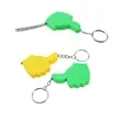 Thumbs Tape Measure Keychain | https://www.bestnamebadges.com