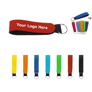 Floatable Neoprene Wristlet Strap Keychain