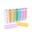 Weekly Pill Box with Spring | https://www.bestnamebadges.com
