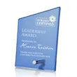 Atchison Blue Slant Award - Silver | https://www.bestnamebadges.com