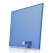 Atchison Blue Slant Award - Silver | https://www.bestnamebadges.com