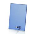 Atchison Blue Rectangle Award - Silver | https://www.bestnamebadges.com