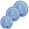 Atchison Blue Circle Award - Silver | https://www.bestnamebadges.com