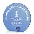 Atchison Blue Circle Award - Silver | https://www.bestnamebadges.com