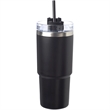 23 oz Matte Finish Travel Mugs with Straw | https://www.bestnamebadges.com