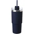 23 oz Matte Finish Travel Mugs with Straw | https://www.bestnamebadges.com