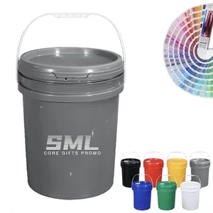 5 Gallon Plastic Bucket With Handle and Lid