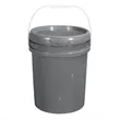 5 Gallon Plastic Bucket With Handle and Lid | https://www.bestnamebadges.com