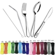 5-Piece Stainless Steel Flatware Set | https://www.bestnamebadges.com