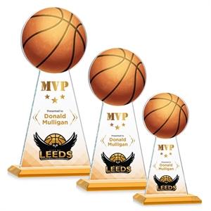 Edenwood Basketball VividPrint™ Award - Amber | https://www.bestnamebadges.com